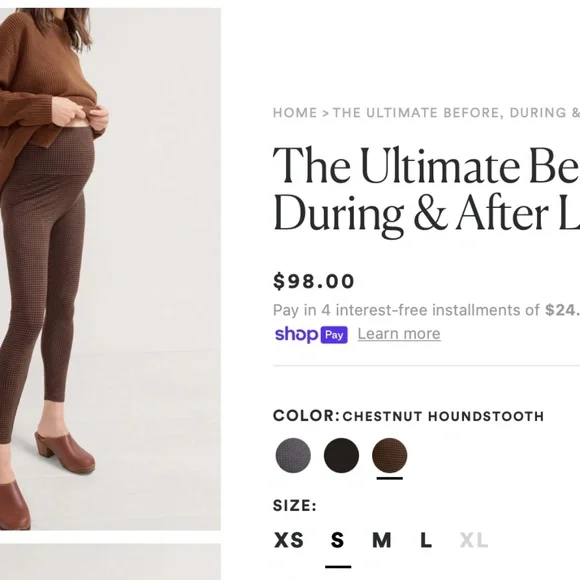 Hatch Ultimate Before, During & After Maternity Leggings - Picture 2 of 5